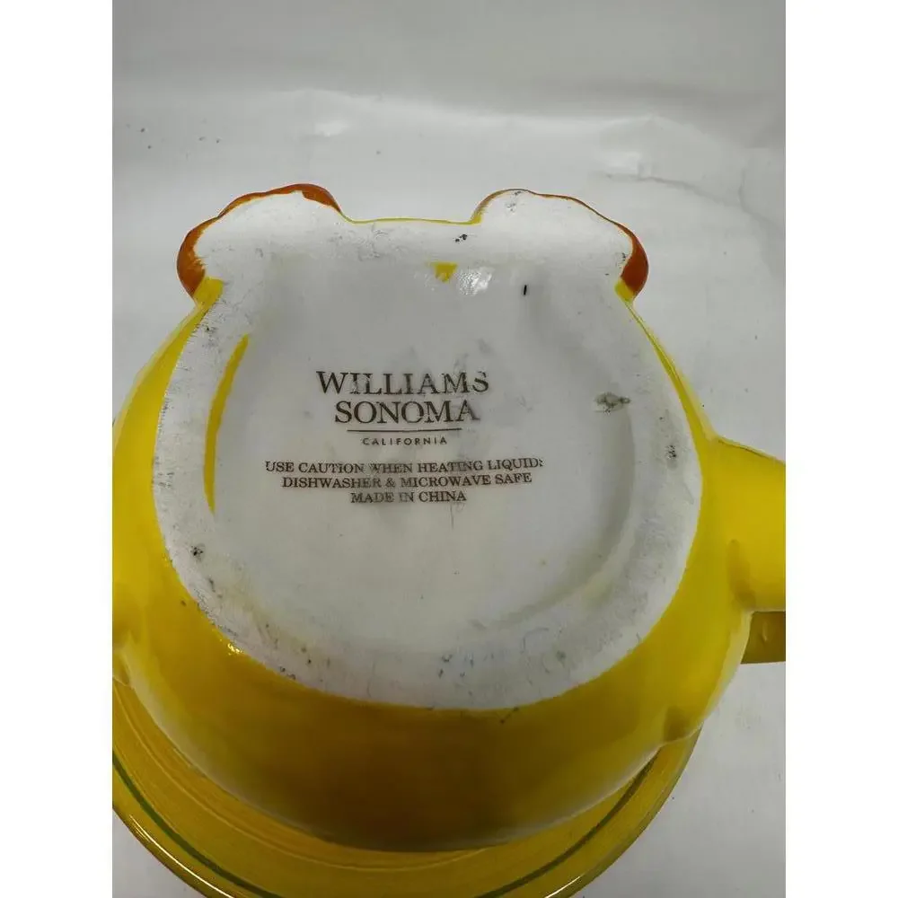 Williams Sonoma “You’re Eggcellent” Chick Mug & Matching Plate Set